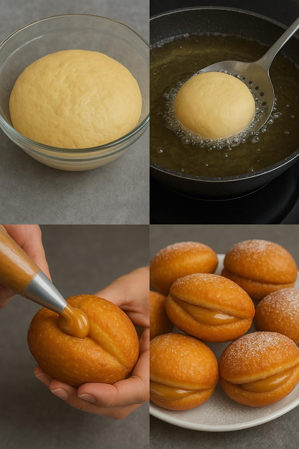 🍩 Sonho de Doce de Leite – Fofinho, Recheado e Irresistível!