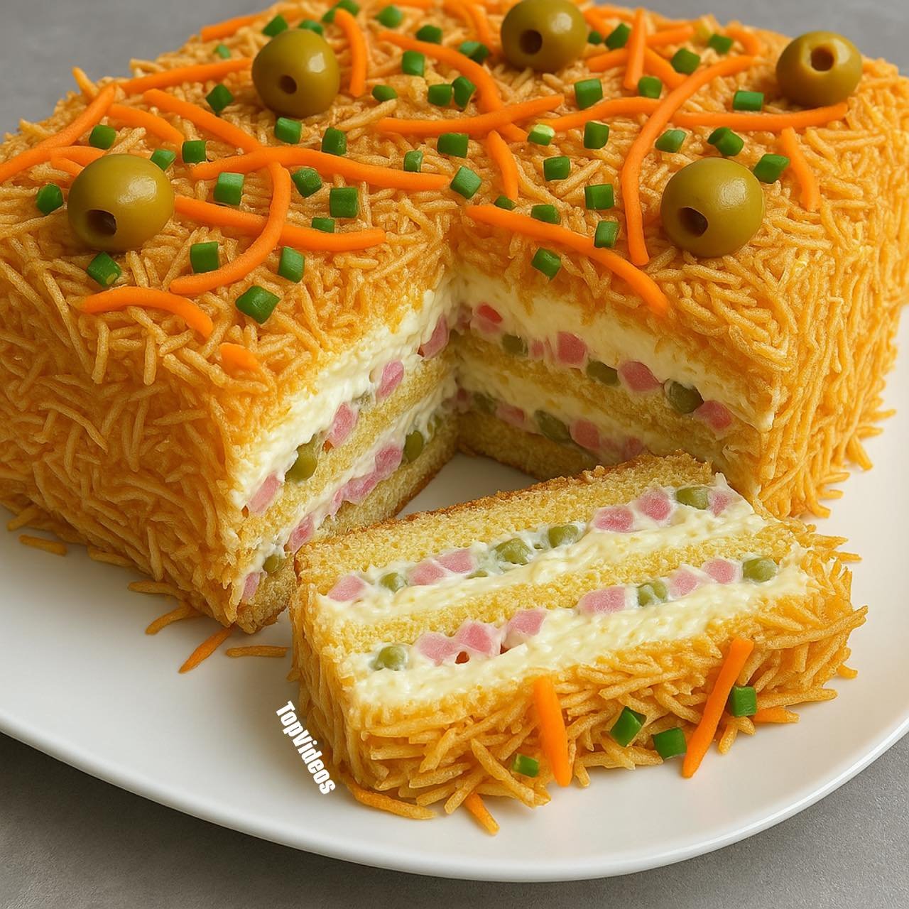 🤤 Bolo Salgado de Liquidificador.