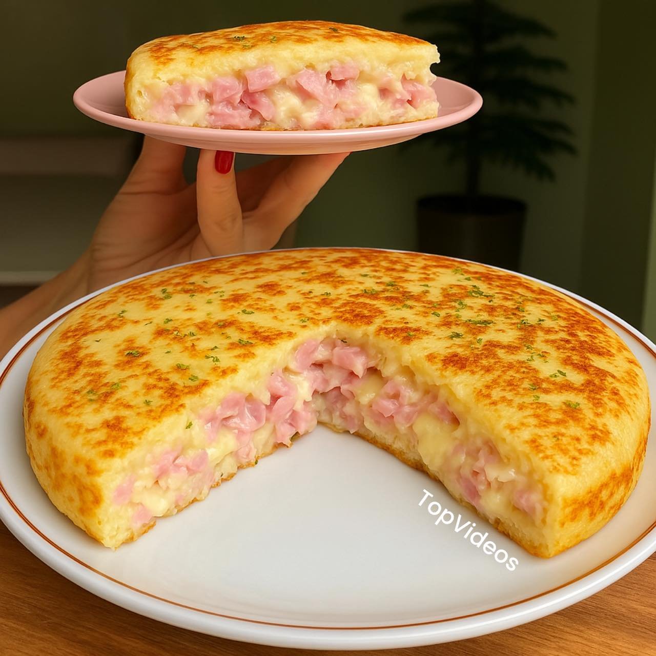 🥔 Torta de Batata de Frigideira – Super Rápida e Saborosa!