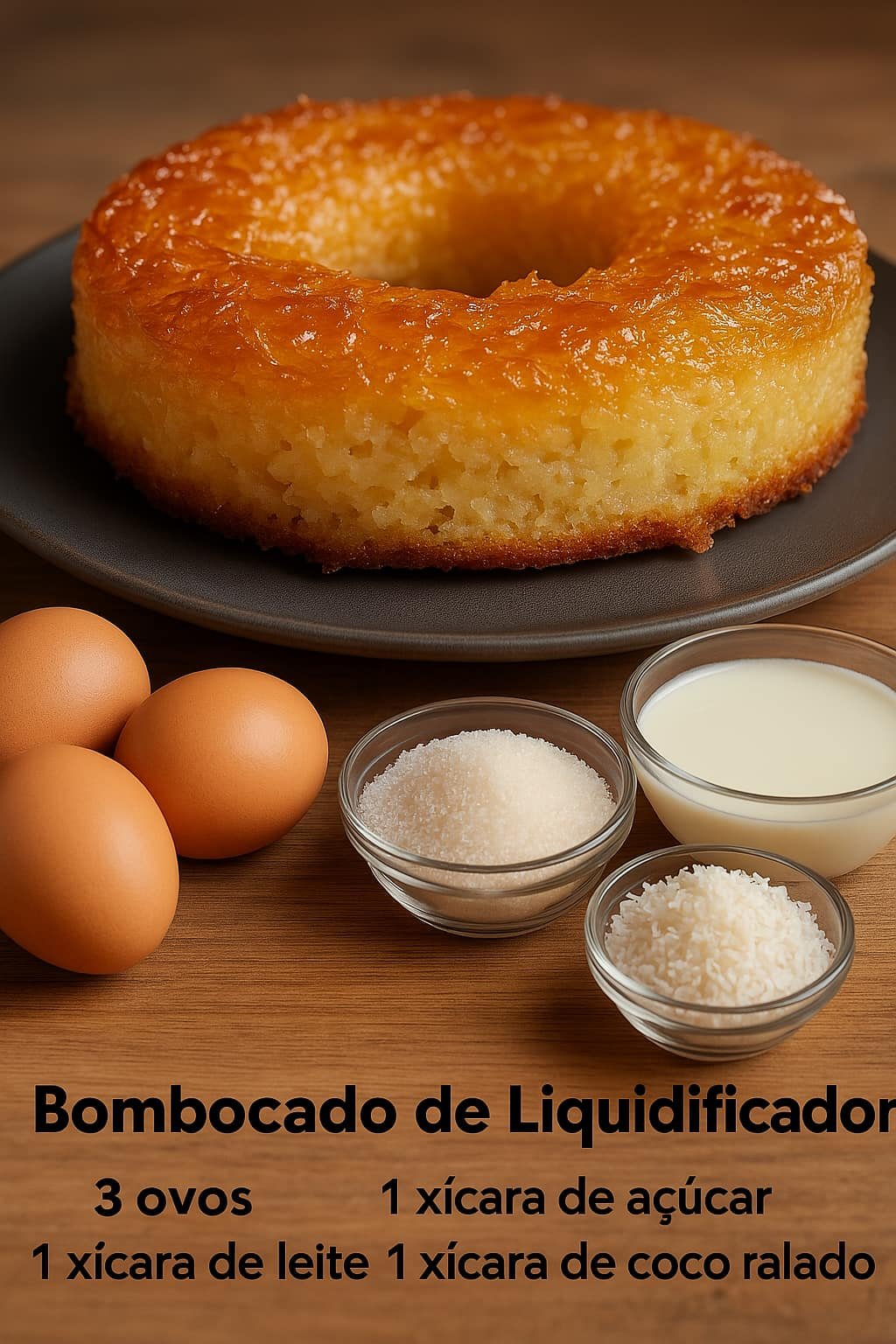 🧁 Bombocado de Liquidificador — Fácil, rápido e delicioso!