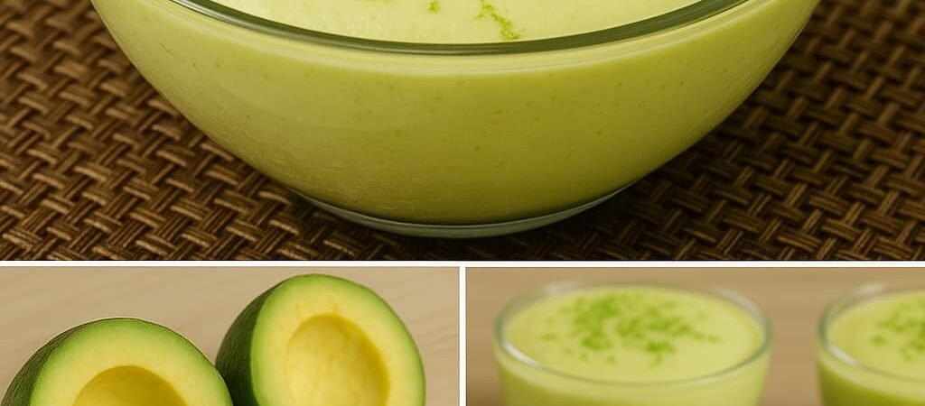 🥑🍋 Mousse Cremosa de Abacate com Limão.