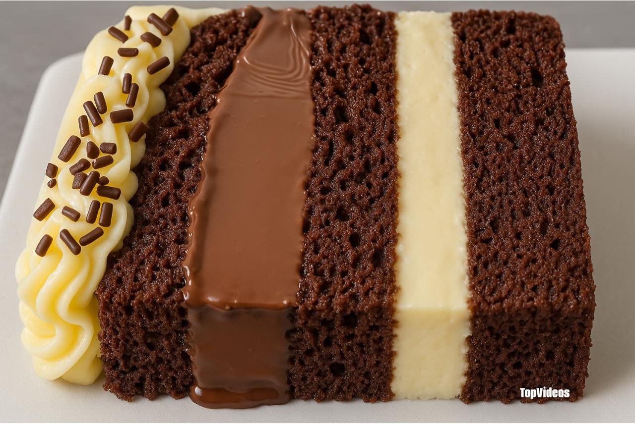 🍰 Bolo com Recheio Dois Amores.