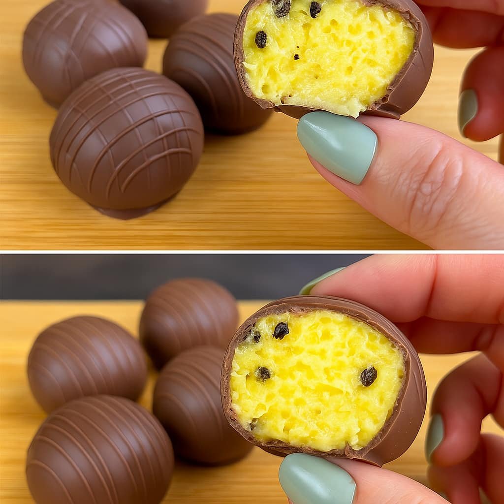 🍬 Bombom de Maracujá Sem Fogão.