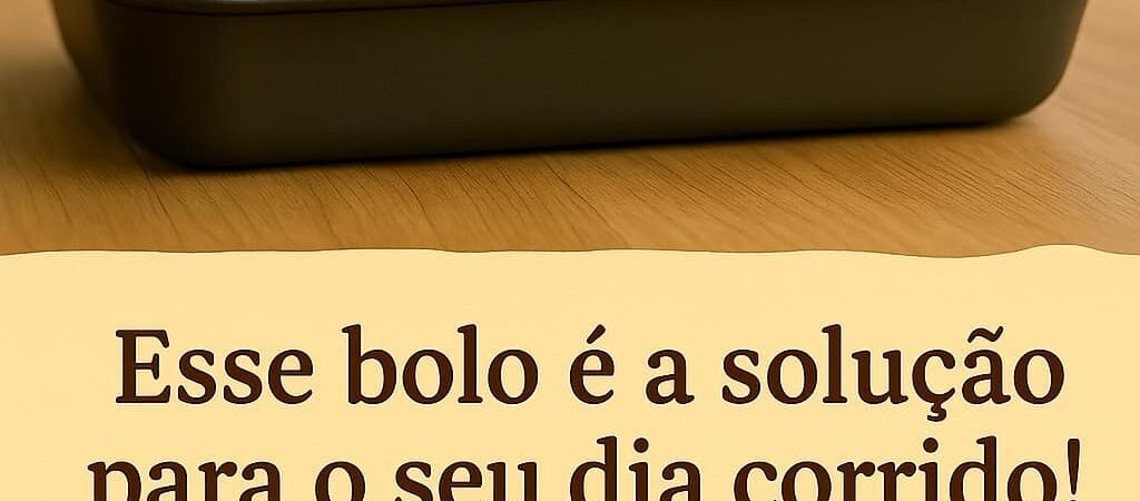 🍰 Esse bolo você vai querer fazer TODO DIA!