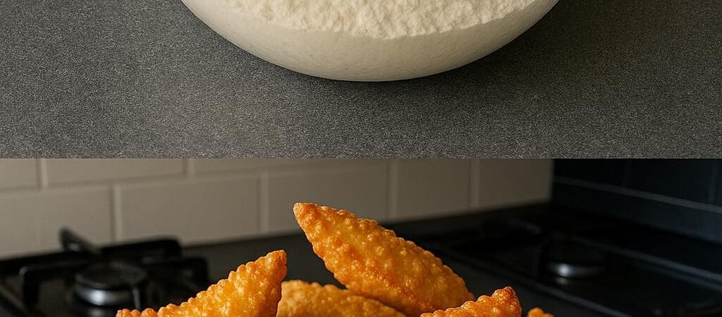 Massa de Pastel Caseiro.