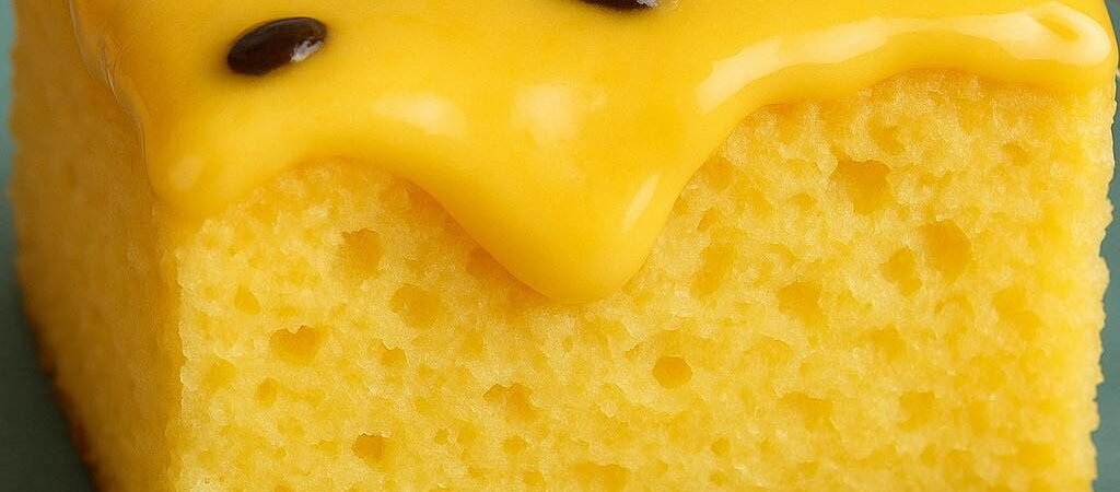 🍰 Bolo Gelado e Cremoso de Maracujá ❤