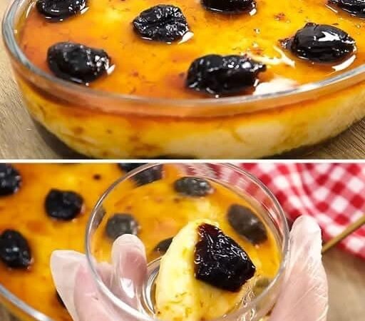 MANJAR DE COCO COM CALDA DE AMEIXA 🤤