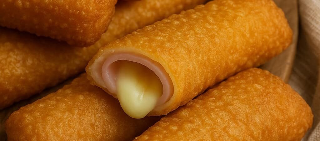 🧀🥖 Cigarrete de Presunto e Queijo