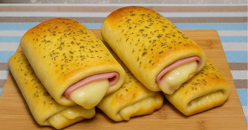 Joelho de Presunto e Queijo Bem Recheado e Douradinho é Sucesso Garantido! 🧀