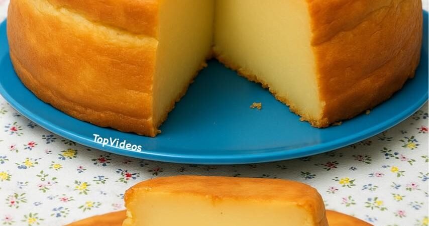 Bolo de Leite Moça de liquidificador